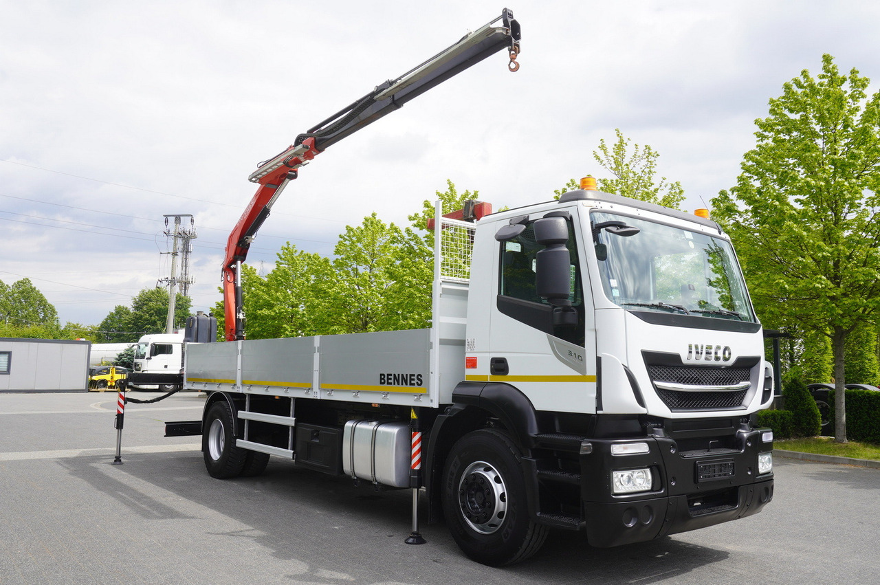 Camion grue, Camion grue Iveco Stralis 310 / 34 tho km !!! / FASSI 4 Tons 400 MTH! / Flatbed: photos 12