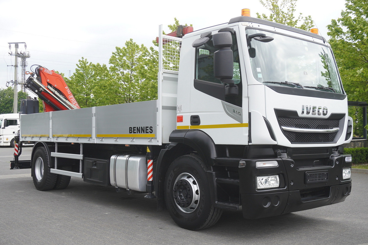 Camion grue, Camion grue Iveco Stralis 310 / 34 tho km !!! / FASSI 4 Tons 400 MTH! / Flatbed: photos 11