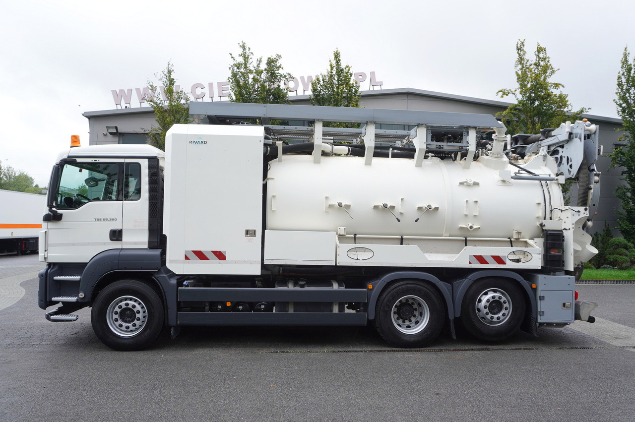 MAN TGS 26.360 E6 / RIVARD sewage cleaner 18 m3 / 180 tho. km / steering axle / 2 units - Camion hydrocureur: photos 3 MAN TGS 26.360 E6 / RIVARD sewage cleaner 18 m3 / 180 tho. km / steering axle / 2 units - Camion hydrocureur: photos 3