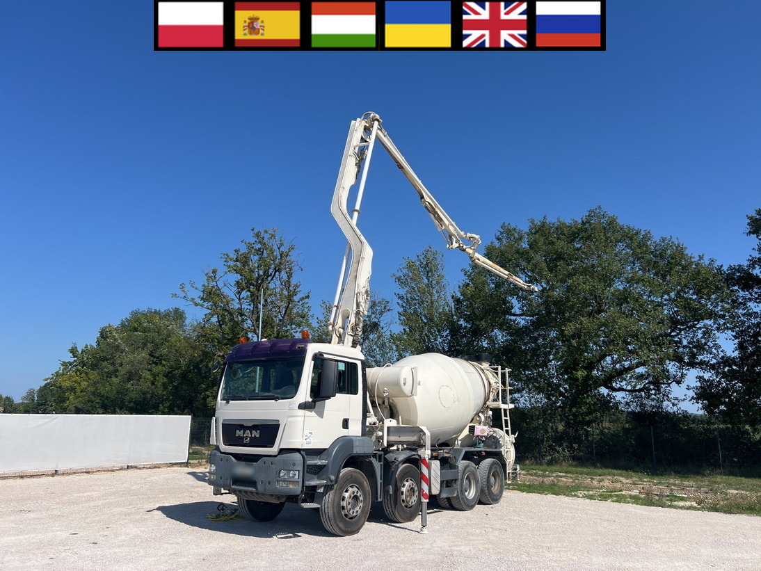 MAN TGS 32.400 8x4 Concrete Mixer Pump truck / 426 MTH !!! / 18 meters - Camion pompe: photos 1 MAN TGS 32.400 8x4 Concrete Mixer Pump truck / 426 MTH !!! / 18 meters - Camion pompe: photos 1