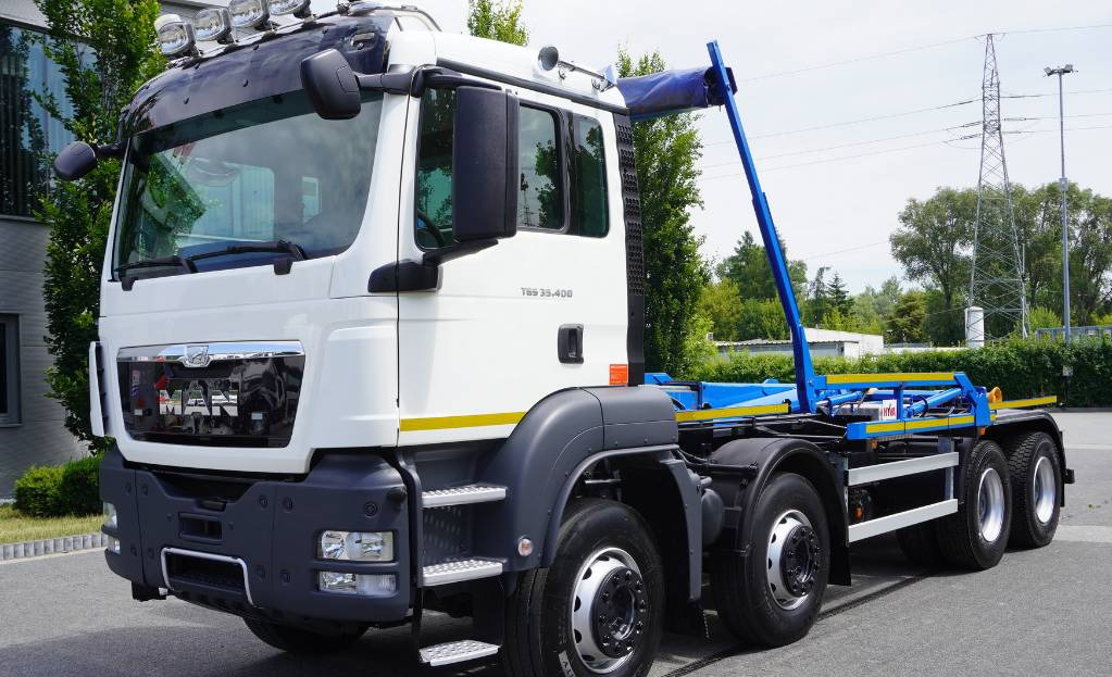 MAN TGS 35.400 8×4 HYVA LIFT 32.56 SE hooklift - Camion ampliroll: photos 4 MAN TGS 35.400 8×4 HYVA LIFT 32.56 SE hooklift - Camion ampliroll: photos 4