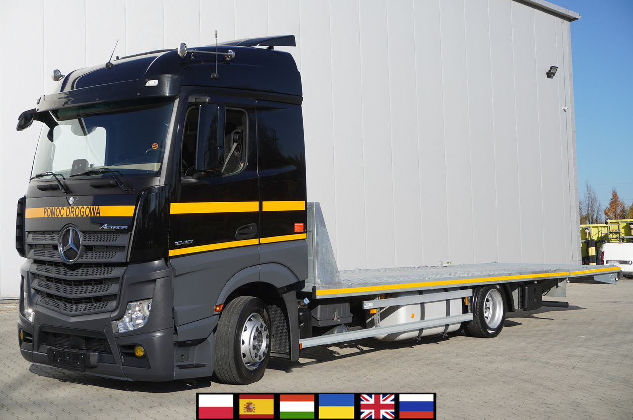 MERCEDES-BENZ Actros 1840 E6 4×2 / NEW Tow Truck platform 9.25 m / Lounge cabin - Camion porte-voitures: photos 1 MERCEDES-BENZ Actros 1840 E6 4×2 / NEW Tow Truck platform 9.25 m / Lounge cabin - Camion porte-voitures: photos 1