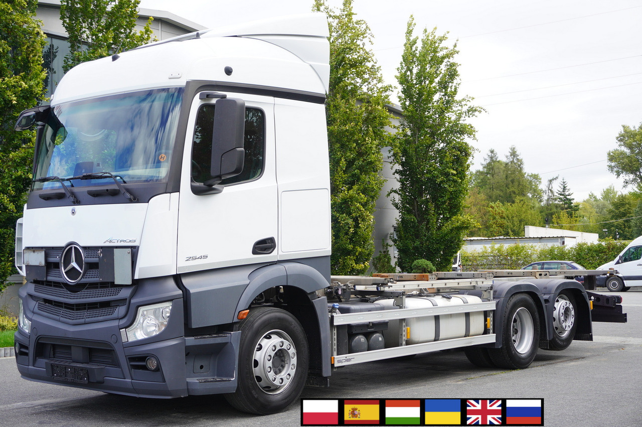 MERCEDES-BENZ Actros 2545 6×2 MP5 / Full ADR / 2 units - Camion porte-conteneur/ Caisse mobile: photos 1 MERCEDES-BENZ Actros 2545 6×2 MP5 / Full ADR / 2 units - Camion porte-conteneur/ Caisse mobile: photos 1