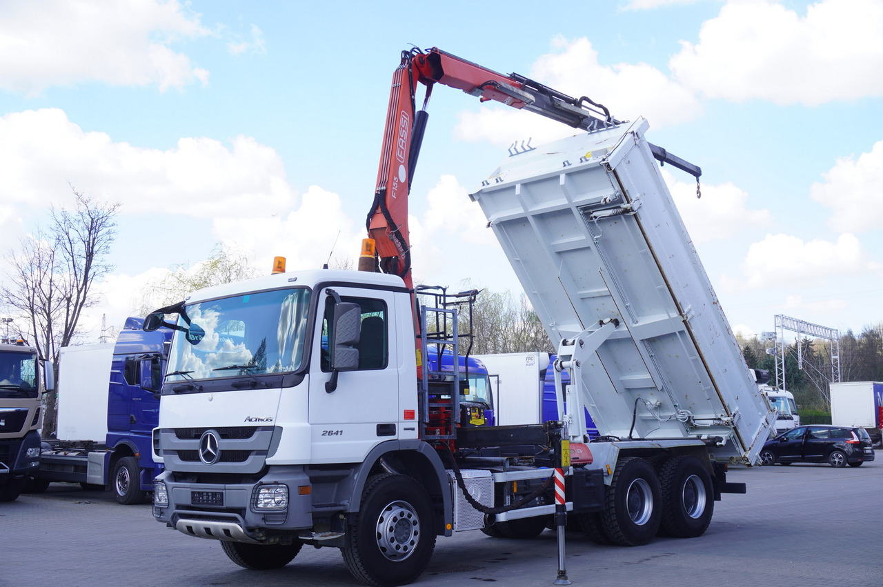 MERCEDES-BENZ Actros 2641 6×4 E5 / Crane / Dumper / 110000 km! - Camion benne, Camion grue: photos 2 MERCEDES-BENZ Actros 2641 6×4 E5 / Crane / Dumper / 110000 km! - Camion benne, Camion grue: photos 2