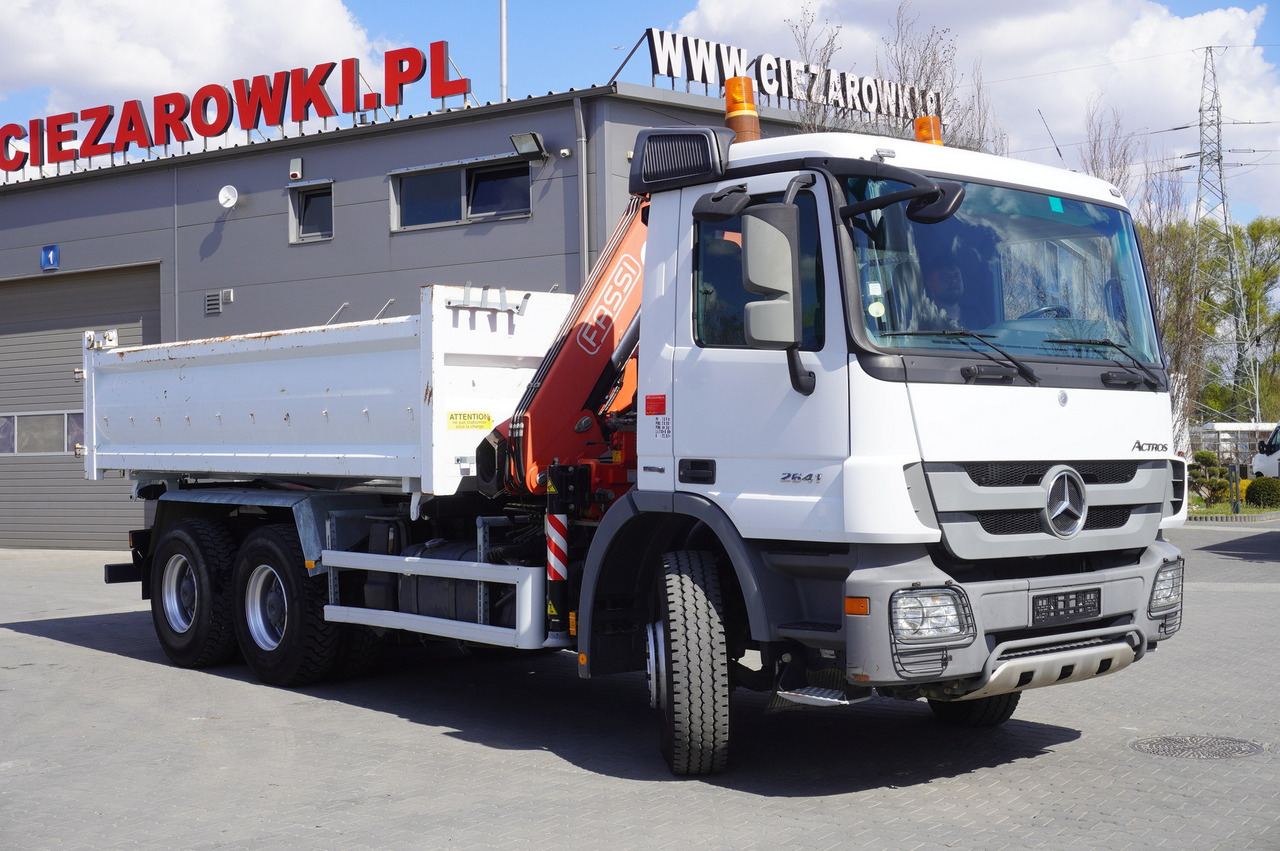 MERCEDES-BENZ Actros 2641 6×4 E5 / Crane / Dumper / 110000 km! - crédit-bail MERCEDES-BENZ Actros 2641 6×4 E5 / Crane / Dumper / 110000 km!: photos 8