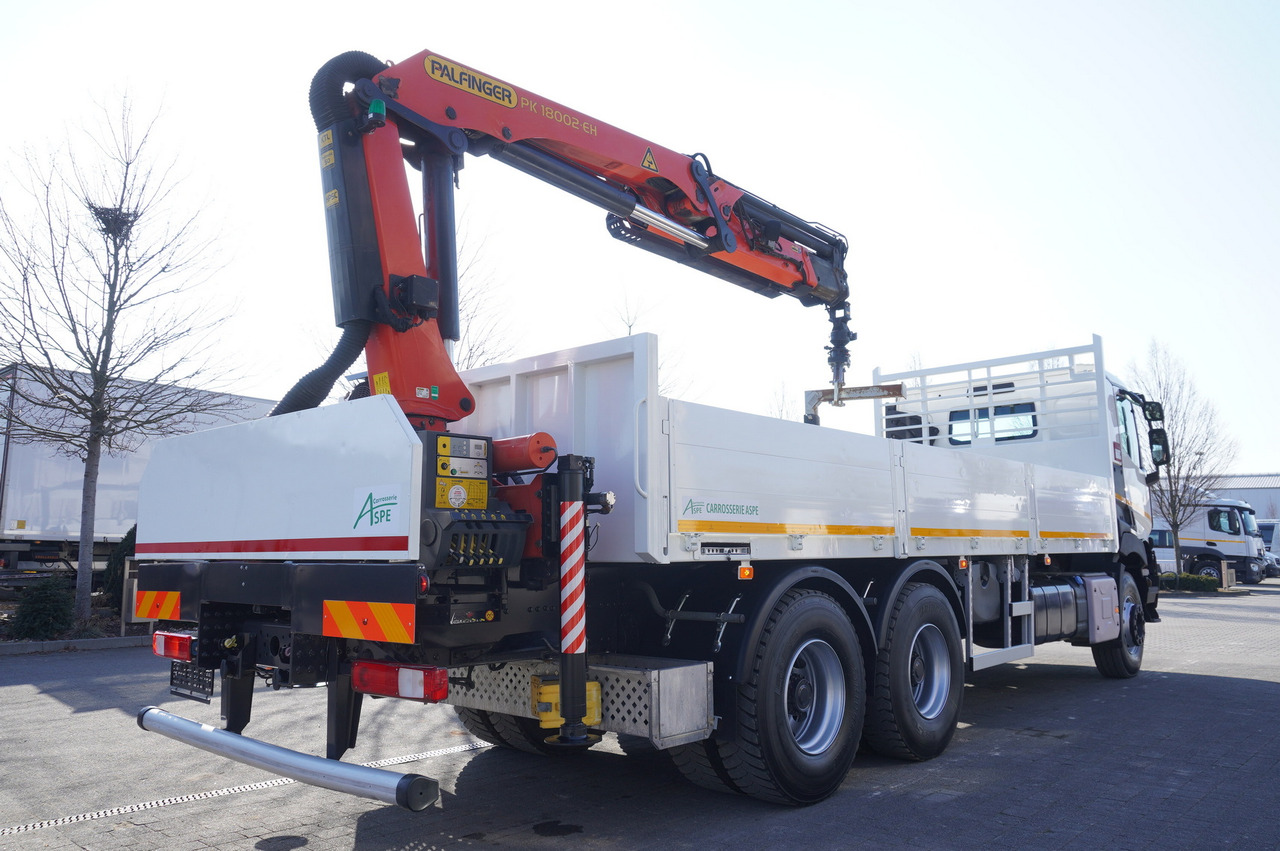 RENAULT C380 / 6x4 / HDS Palfinger PK 18002-EH 6000 kg - Camion plateau, Camion grue: photos 4 RENAULT C380 / 6x4 / HDS Palfinger PK 18002-EH 6000 kg - Camion plateau, Camion grue: photos 4