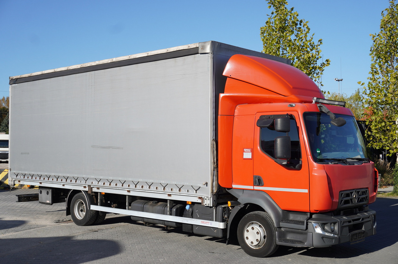 RENAULT Midlum 12.245 / dropside / sleeper / 18 pallets - Camion à rideaux coulissants: photos 2 RENAULT Midlum 12.245 / dropside / sleeper / 18 pallets - Camion à rideaux coulissants: photos 2