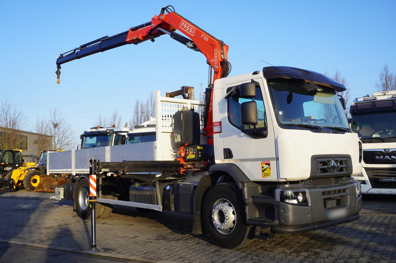 RENAULT RENAULT C320 P 4x2 / FASSI crane 6 T / 140 MTH!!! / range 10 m / Flatbed 15 EPAL / 52 tho. km!!! - Camion plateau, Camion grue: photos 1 RENAULT RENAULT C320 P 4x2 / FASSI crane 6 T / 140 MTH!!! / range 10 m / Flatbed 15 EPAL / 52 tho. km!!! - Camion plateau, Camion grue: photos 1