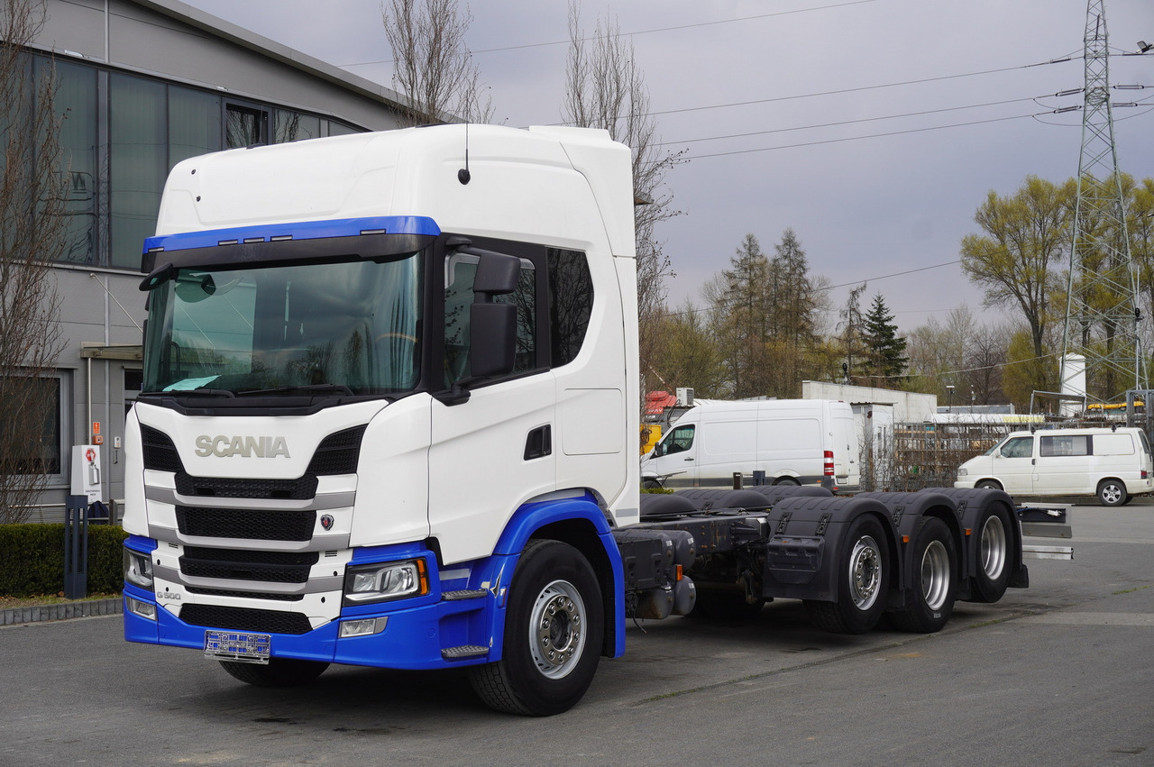 SCANIA G500 8x2 / 2nd axis steered / Chassis 8.35 m / 2021 - Camion grue: photos 1 SCANIA G500 8x2 / 2nd axis steered / Chassis 8.35 m / 2021 - Camion grue: photos 1