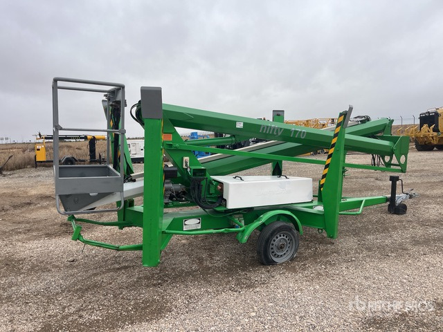 1995 Nifty 170HDE Telescopic Boom Lift - Nacelle sur remorque: photos 1 1995 Nifty 170HDE Telescopic Boom Lift - Nacelle sur remorque: photos 1