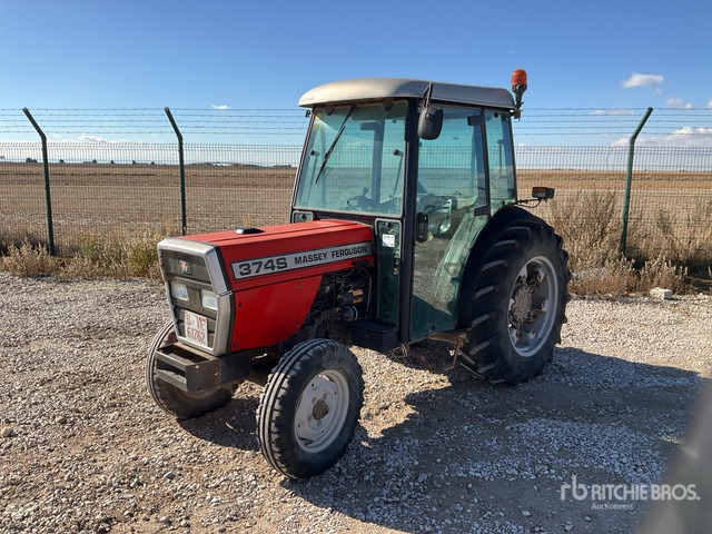 1997 Massey Ferguson 374S 2WD Tractor - Tracteur agricole: photos 2 1997 Massey Ferguson 374S 2WD Tractor - Tracteur agricole: photos 2