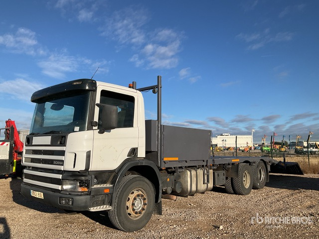 2002 Scania P 94G56X2NA300 6x2 Flatbed Truck - Camion plateau: photos 2 2002 Scania P 94G56X2NA300 6x2 Flatbed Truck - Camion plateau: photos 2