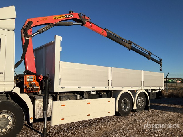 2008 Mercedes-Benz 2533L 2007 Palfinger PK10501 Articula ... Flatbed Truck with Crane - Camion plateau, Camion grue: photos 4 2008 Mercedes-Benz 2533L 2007 Palfinger PK10501 Articula ... Flatbed Truck with Crane - Camion plateau, Camion grue: photos 4