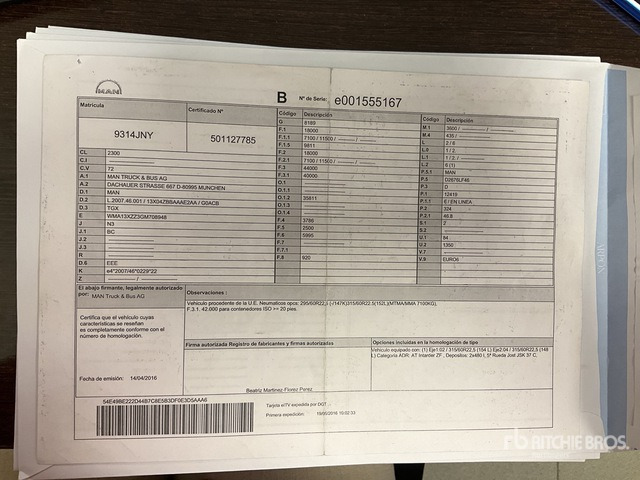 2016 MAN TGX18.440 4x2 S/A Sleeper Truck Tractor - Tracteur routier: photos 1 2016 MAN TGX18.440 4x2 S/A Sleeper Truck Tractor - Tracteur routier: photos 1