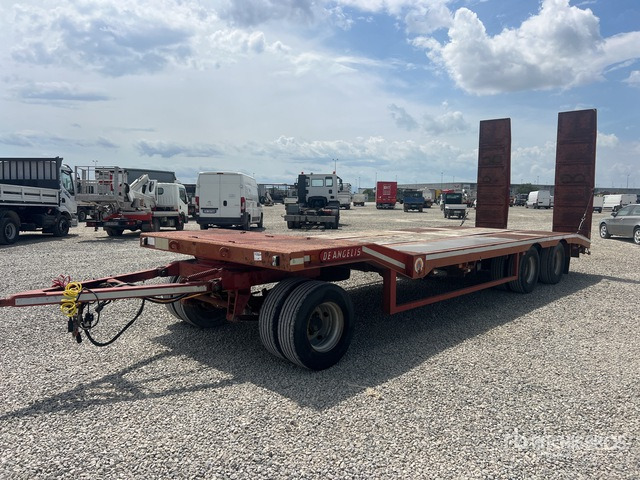 2002 DE Angelis 3R3201 8.45 m Tri/A Flatbed Trailer - Remorque porte-engin surbaissée: photos 2 2002 DE Angelis 3R3201 8.45 m Tri/A Flatbed Trailer - Remorque porte-engin surbaissée: photos 2