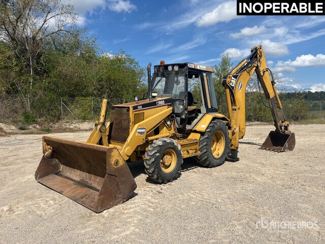 1995 Cat 428B 4x4 Chargeuse Pelleteuse 4x4 (I ... Backhoe Loader - Tractopelle: photos 1 1995 Cat 428B 4x4 Chargeuse Pelleteuse 4x4 (I ... Backhoe Loader - Tractopelle: photos 1