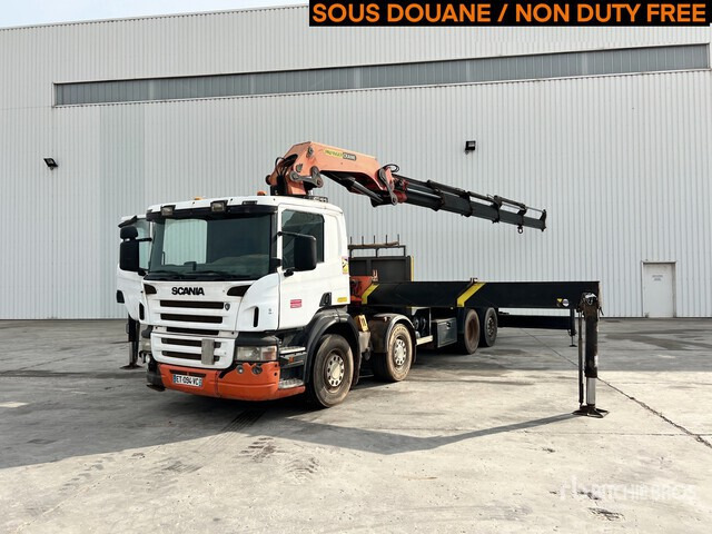 2005 Scania P380 2005 Palfinger PK 56002 18290 k ... Flatbed Truck with Crane - Camion plateau, Camion grue: photos 1 2005 Scania P380 2005 Palfinger PK 56002 18290 k ... Flatbed Truck with Crane - Camion plateau, Camion grue: photos 1