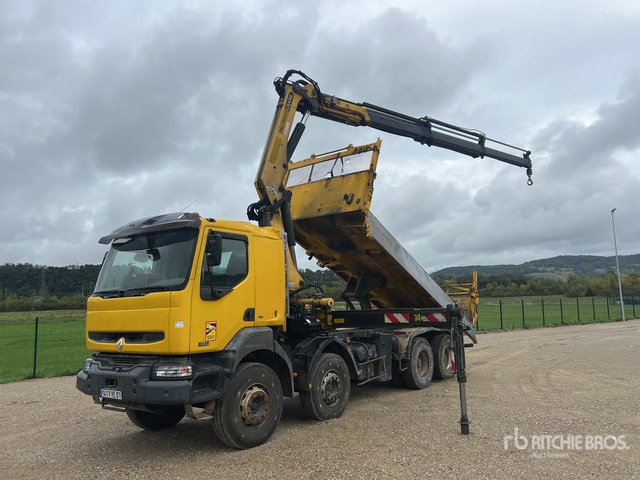 2006 Renault Kerax 380 2005 Palfinger PK20002 6100 kg ... Dump Truck with Crane - Camion benne: photos 1 2006 Renault Kerax 380 2005 Palfinger PK20002 6100 kg ... Dump Truck with Crane - Camion benne: photos 1