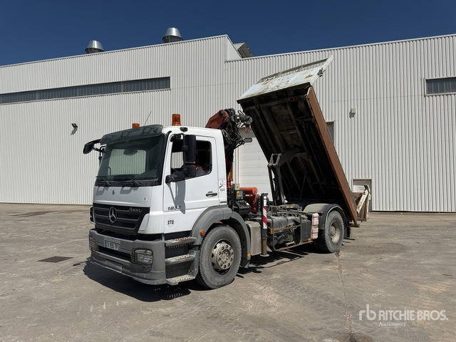 2008 Mercedes Axor 1833 2008 Palfinger PK15500 6100 kg ... Dump Truck with Crane - Camion benne, Camion grue: photos 4 2008 Mercedes Axor 1833 2008 Palfinger PK15500 6100 kg ... Dump Truck with Crane - Camion benne, Camion grue: photos 4