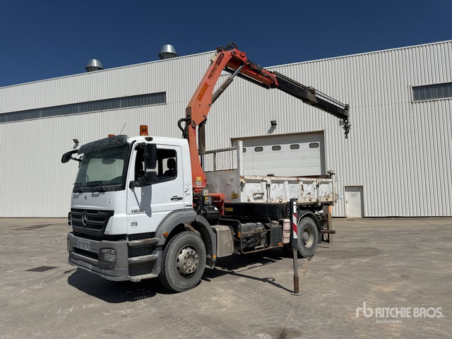 2008 Mercedes Axor 1833 2008 Palfinger PK15500 6100 kg ... Dump Truck with Crane - Camion benne, Camion grue: photos 3 2008 Mercedes Axor 1833 2008 Palfinger PK15500 6100 kg ... Dump Truck with Crane - Camion benne, Camion grue: photos 3