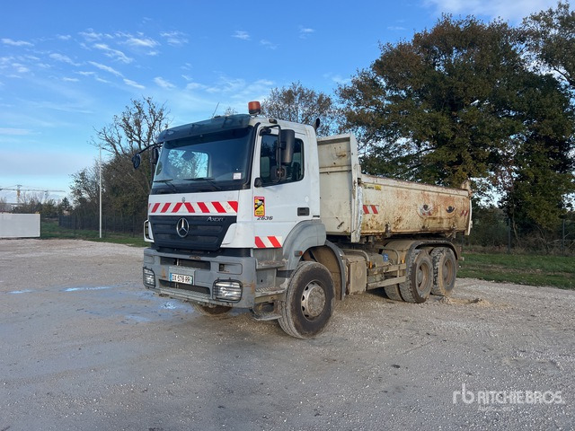 2008 Mercedes Axor 2636 6x4 Camion Benne 6x4 T/A Dump Truck - Camion benne: photos 1 2008 Mercedes Axor 2636 6x4 Camion Benne 6x4 T/A Dump Truck - Camion benne: photos 1