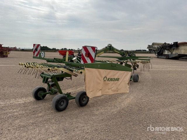 2012 Krone Swadro 710/26T 7.10 m 2 Rotor Andaineur Hay Rake - Faneuse: photos 4 2012 Krone Swadro 710/26T 7.10 m 2 Rotor Andaineur Hay Rake - Faneuse: photos 4