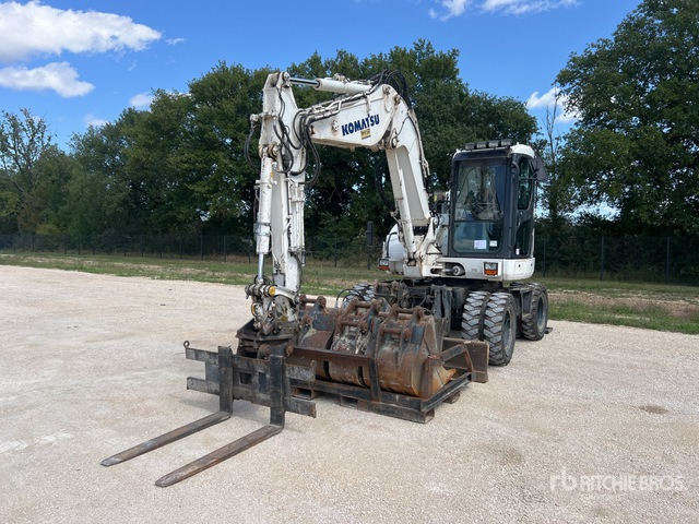 2015 Komatsu PW98MR-8 Pelle Sur Pneus Wheel Excavator - Pelle sur pneus: photos 1 2015 Komatsu PW98MR-8 Pelle Sur Pneus Wheel Excavator - Pelle sur pneus: photos 1