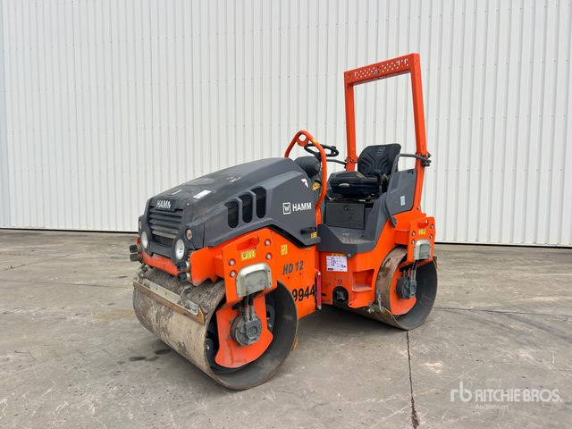 2019 Hamm HD12VV Compacteur Vibrant Tandem Double Drum Roller - Rouleau compresseur: photos 1 2019 Hamm HD12VV Compacteur Vibrant Tandem Double Drum Roller - Rouleau compresseur: photos 1