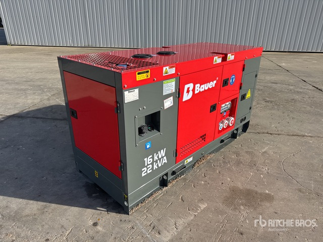 2025 Bauer GFS-16KW 20 kVA Skid-Mounted Groupe Elec ... Generator Set - Groupe électrogène: photos 1 2025 Bauer GFS-16KW 20 kVA Skid-Mounted Groupe Elec ... Generator Set - Groupe électrogène: photos 1