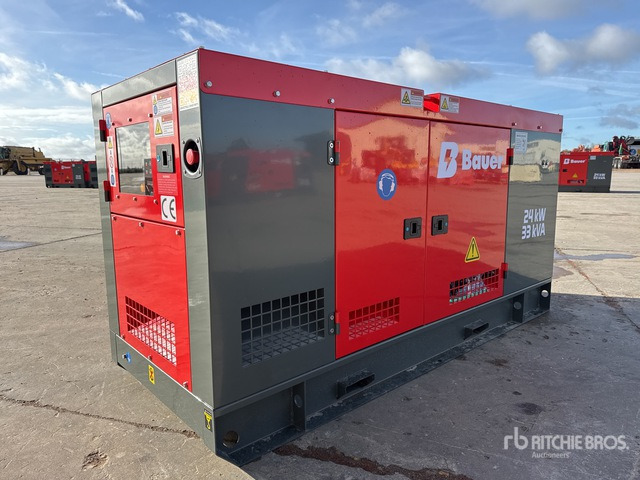 2025 Bauer GFS-24KW 30 kVA Skid-Mounted Groupe Elec ... Generator Set - Groupe électrogène: photos 3 2025 Bauer GFS-24KW 30 kVA Skid-Mounted Groupe Elec ... Generator Set - Groupe électrogène: photos 3