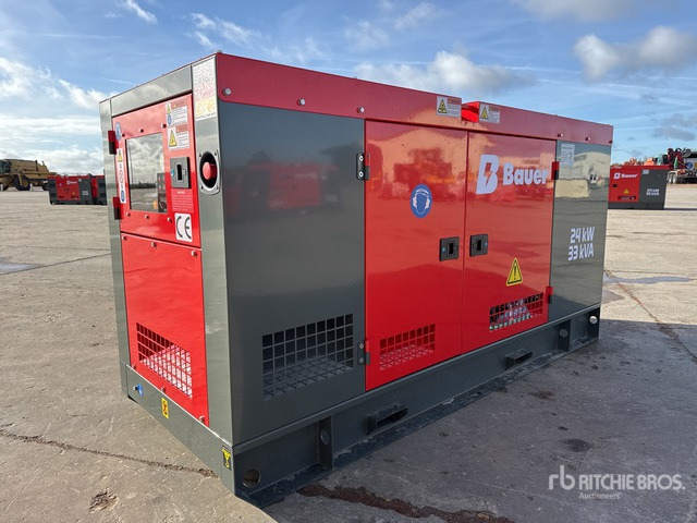 2025 Bauer GFS-24KW 30 kVA Skid-Mounted Groupe Elec ... Generator Set - Groupe électrogène: photos 3 2025 Bauer GFS-24KW 30 kVA Skid-Mounted Groupe Elec ... Generator Set - Groupe électrogène: photos 3