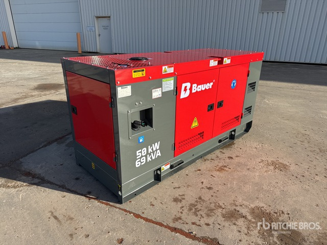2025 Bauer GFS-50KW 62.5 kVA Skid-Mounted Groupe El ... Generator Set - Groupe électrogène: photos 1 2025 Bauer GFS-50KW 62.5 kVA Skid-Mounted Groupe El ... Generator Set - Groupe électrogène: photos 1