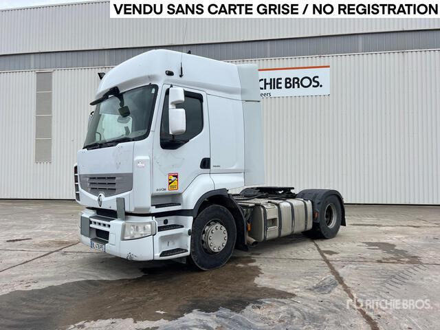 2011 Renault Premium 460DXi 4x2 Tracteur Routier S/A Sleeper Truck Tractor - Tracteur routier: photos 1 2011 Renault Premium 460DXi 4x2 Tracteur Routier S/A Sleeper Truck Tractor - Tracteur routier: photos 1