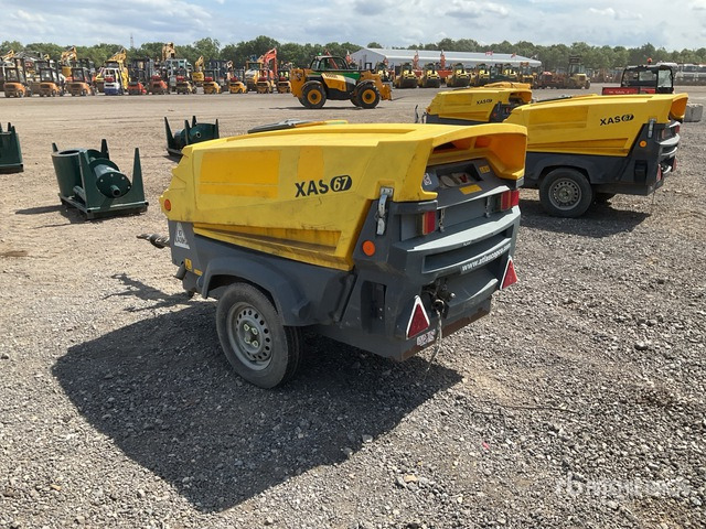 2016 Atlas Copco XAS67KD Mobile Air Compressor - Compresseur d'air: photos 3 2016 Atlas Copco XAS67KD Mobile Air Compressor - Compresseur d'air: photos 3