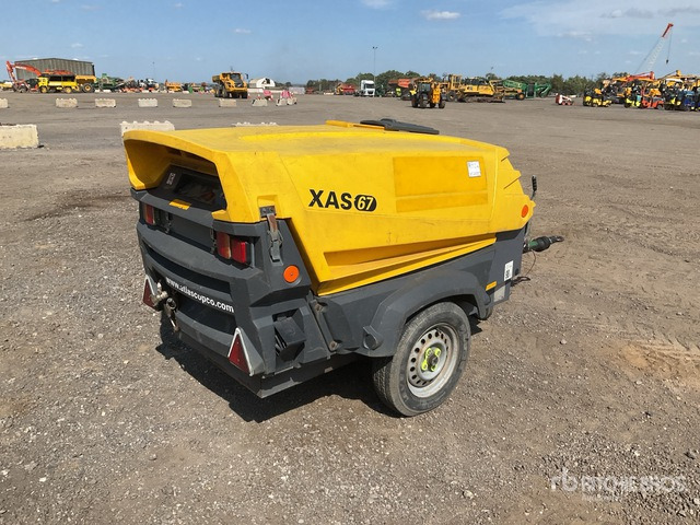 2016 Atlas Copco XAS67KD Mobile Air Compressor - Compresseur d'air: photos 4 2016 Atlas Copco XAS67KD Mobile Air Compressor - Compresseur d'air: photos 4