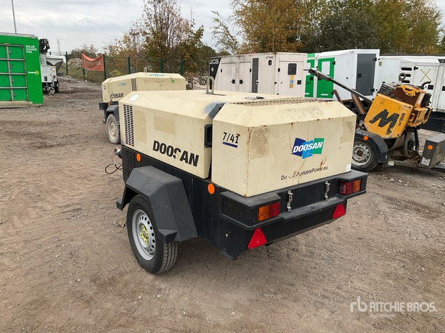 2016 Doosan 7/41 Mobile Air Compressor - Compresseur d'air: photos 4 2016 Doosan 7/41 Mobile Air Compressor - Compresseur d'air: photos 4
