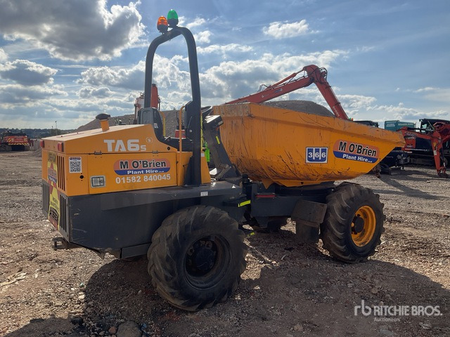 2016 Terex TA6S 6 ton 4x4 Swivel Dumper - Tombereau: photos 4 2016 Terex TA6S 6 ton 4x4 Swivel Dumper - Tombereau: photos 4