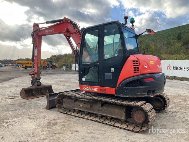 2017 Kubota KX080-4 Tracked Excavator - Pelle sur chenille: photos 4 2017 Kubota KX080-4 Tracked Excavator - Pelle sur chenille: photos 4