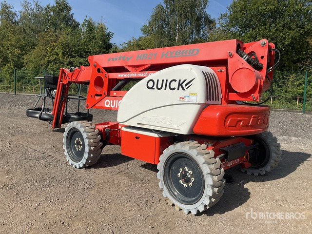 2017 Nifty HR21 4WD Hybrid Articulating Boom Lift - Nacelle articulée: photos 4 2017 Nifty HR21 4WD Hybrid Articulating Boom Lift - Nacelle articulée: photos 4