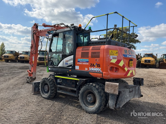 2018 Hitachi ZX140W-6W Highway Wheeled Excavator - Pelle sur pneus: photos 4 2018 Hitachi ZX140W-6W Highway Wheeled Excavator - Pelle sur pneus: photos 4