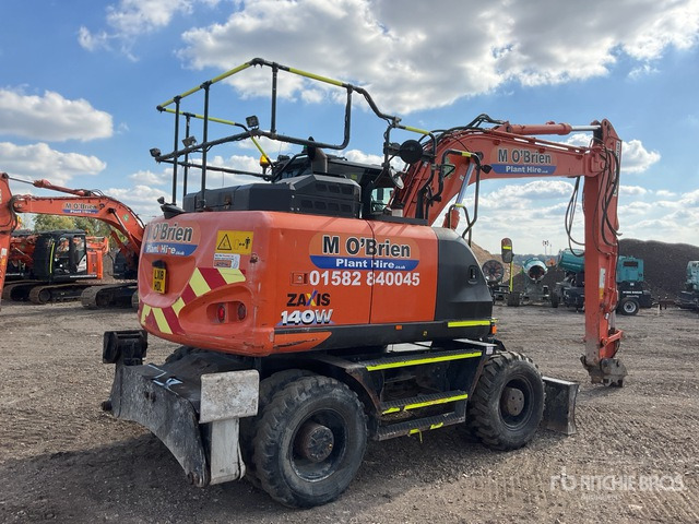 2018 Hitachi ZX140W-6W Highway Wheeled Excavator - Pelle sur pneus: photos 5 2018 Hitachi ZX140W-6W Highway Wheeled Excavator - Pelle sur pneus: photos 5
