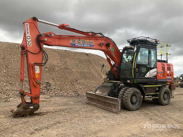 2018 Hitachi ZX170W-6 Wheel Excavator - Pelle sur pneus: photos 2 2018 Hitachi ZX170W-6 Wheel Excavator - Pelle sur pneus: photos 2