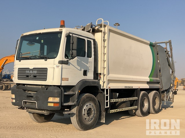 2008 MAN TGA33.360 6x4 Rear Loader Waste Collection Truck - Benne à ordures ménagères: photos 1 2008 MAN TGA33.360 6x4 Rear Loader Waste Collection Truck - Benne à ordures ménagères: photos 1