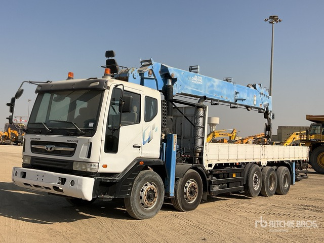 2015 Tata Daewoo Novus SE 2015 Dong Yang SS7506S 20 ton S ... Flatbed Truck with Crane - Camion plateau, Camion grue: photos 2 2015 Tata Daewoo Novus SE 2015 Dong Yang SS7506S 20 ton S ... Flatbed Truck with Crane - Camion plateau, Camion grue: photos 2
