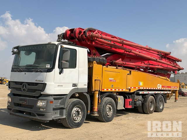 2019 Mercedes-Benz Actros 4141 2019 Sany SYM5443THB 56 m on 8x ... Concrete Pump Truck - Camion pompe: photos 2 2019 Mercedes-Benz Actros 4141 2019 Sany SYM5443THB 56 m on 8x ... Concrete Pump Truck - Camion pompe: photos 2
