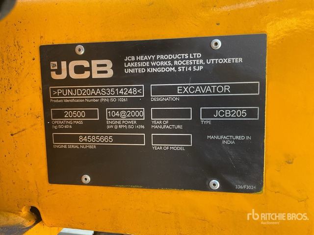2025 JCB 205 (Unused) Tracked Excavator - Pelle sur chenille: photos 3 2025 JCB 205 (Unused) Tracked Excavator - Pelle sur chenille: photos 3
