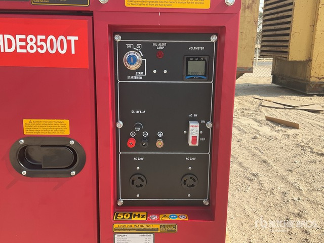 2025 LIONDI HDE8500T 6 kVA (Unused) Portable Generator Set: <20kVA/16kW - Groupe électrogène: photos 4 2025 LIONDI HDE8500T 6 kVA (Unused) Portable Generator Set: <20kVA/16kW - Groupe électrogène: photos 4