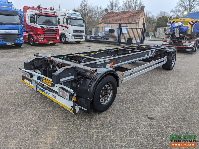 Krone AZ 2-Assen SAF - BDF Systeem - Schijfremmen - Luchtvering - Remorque porte-conteneur/ Caisse mobile: photos 2 Krone AZ 2-Assen SAF - BDF Systeem - Schijfremmen - Luchtvering - Remorque porte-conteneur/ Caisse mobile: photos 2