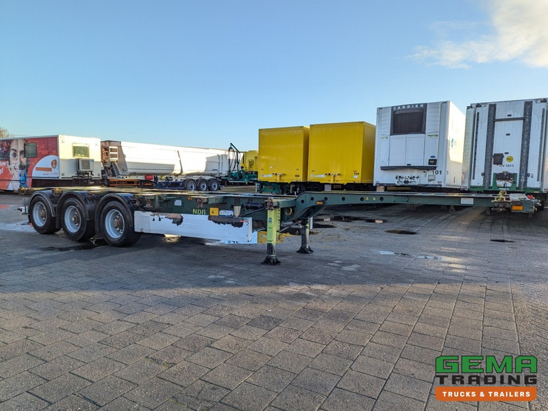 Semi-remorque porte-conteneur/ Caisse mobile Krone SD 27 3-Assen BPW Backslider - DrumBrakes - 20 2x20FT/30/40FT - 10+ Units in Stock (O1931): photos 16
