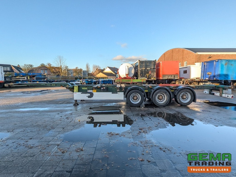 Semi-remorque porte-conteneur/ Caisse mobile Krone SD 27 3-Assen BPW Backslider - DrumBrakes - 20 2x20FT/30/40FT - 10+ Units in Stock (O1931): photos 17